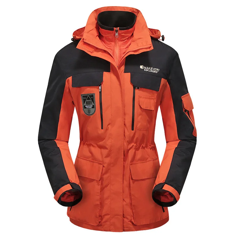 Зимняя ветрозащитная водонепроницаемая куртка для мужчин размера плюс 4XL флисовая куртка пальто для мужчин и женщин зимняя куртка для кемпинга брендовая одежда