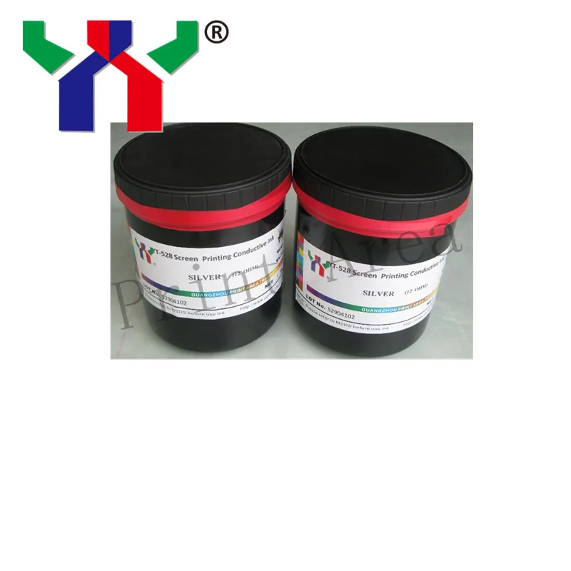 Screen Printing Conductive Ink , Silver color ,0.1kg/canin Cartridge