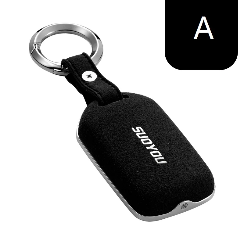 

Key Case Cover Genuine Leather Galvanized Alloy for Honda Accord 9 Crider City 2015 2016 HRV CRV Vezel Spirior Odyssey Civic
