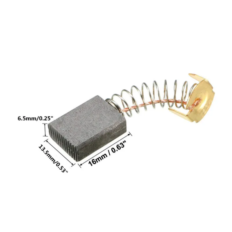 16 мм x 13,5 мм x 6,5 мм Замена электродвигателей угольные щетки модель 153-Упаковка из 20