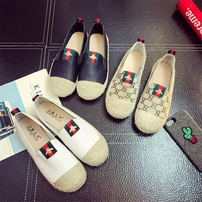 

Shoes woman flats New hot Retro Vintage Lazy's espadrilles Boat shoes flat for Female Larger Size Breathable chaussures femme