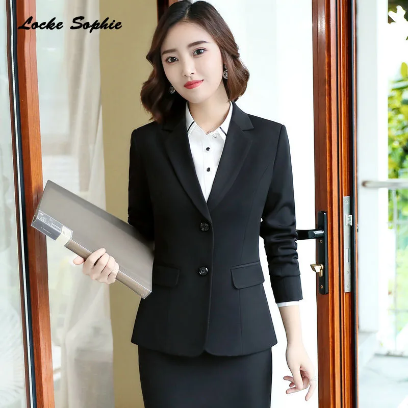 1PCS Women's Plus size Blazers coats 2019 Summer cotton blend Single Breasted Small Suits jackets ladies Skinny Blazers Suit