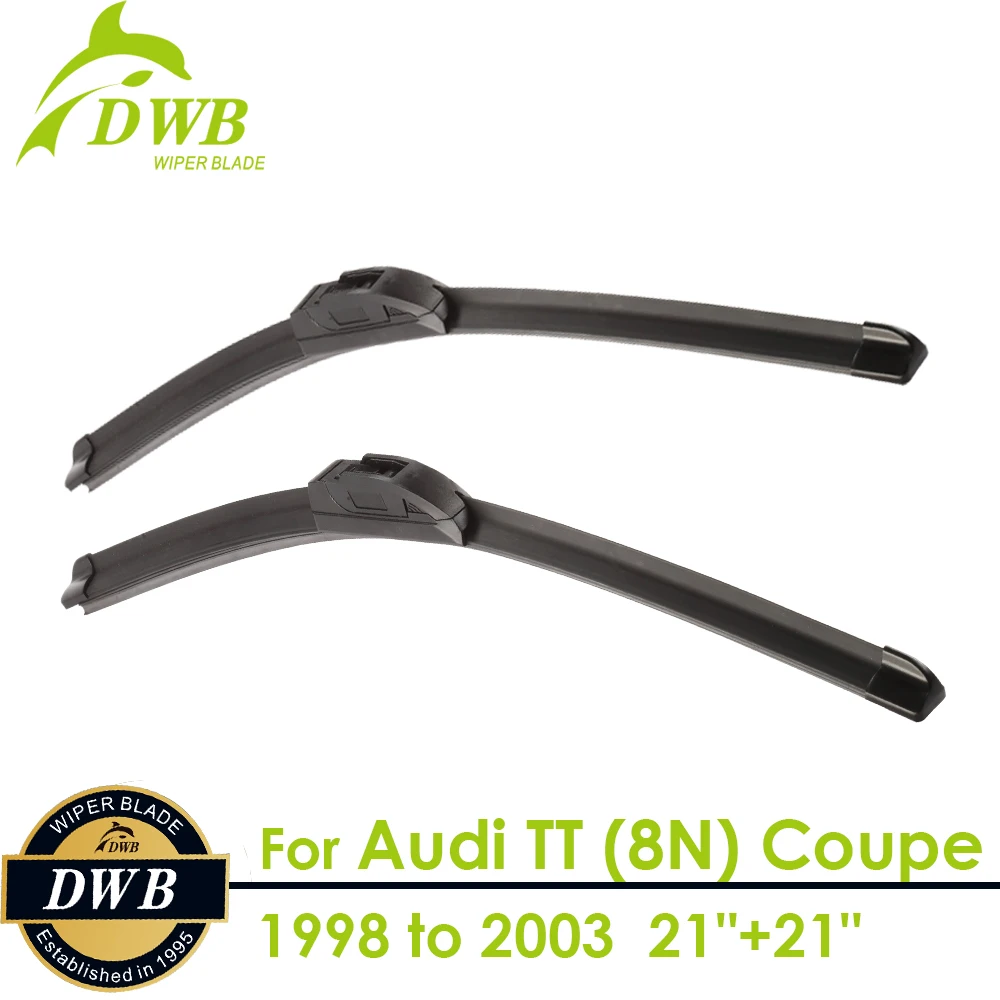 Wiper Blades for Audi TT (8N) Coupe 1998 2003 21"+21", 2pcs free shipping, Good Windshield