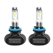 New Led Car Headlight 8000LM H1 H4/9003 H7 H8 H11 9005 9006 9007 S1 Light 50W 6000K Automobile Bulb Lamp