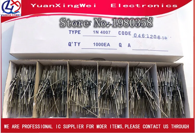 100 шт./лот 1N4007 M7 SMA DO-214AC 1A 1000V SMD выпрямительные диоды | Электроника