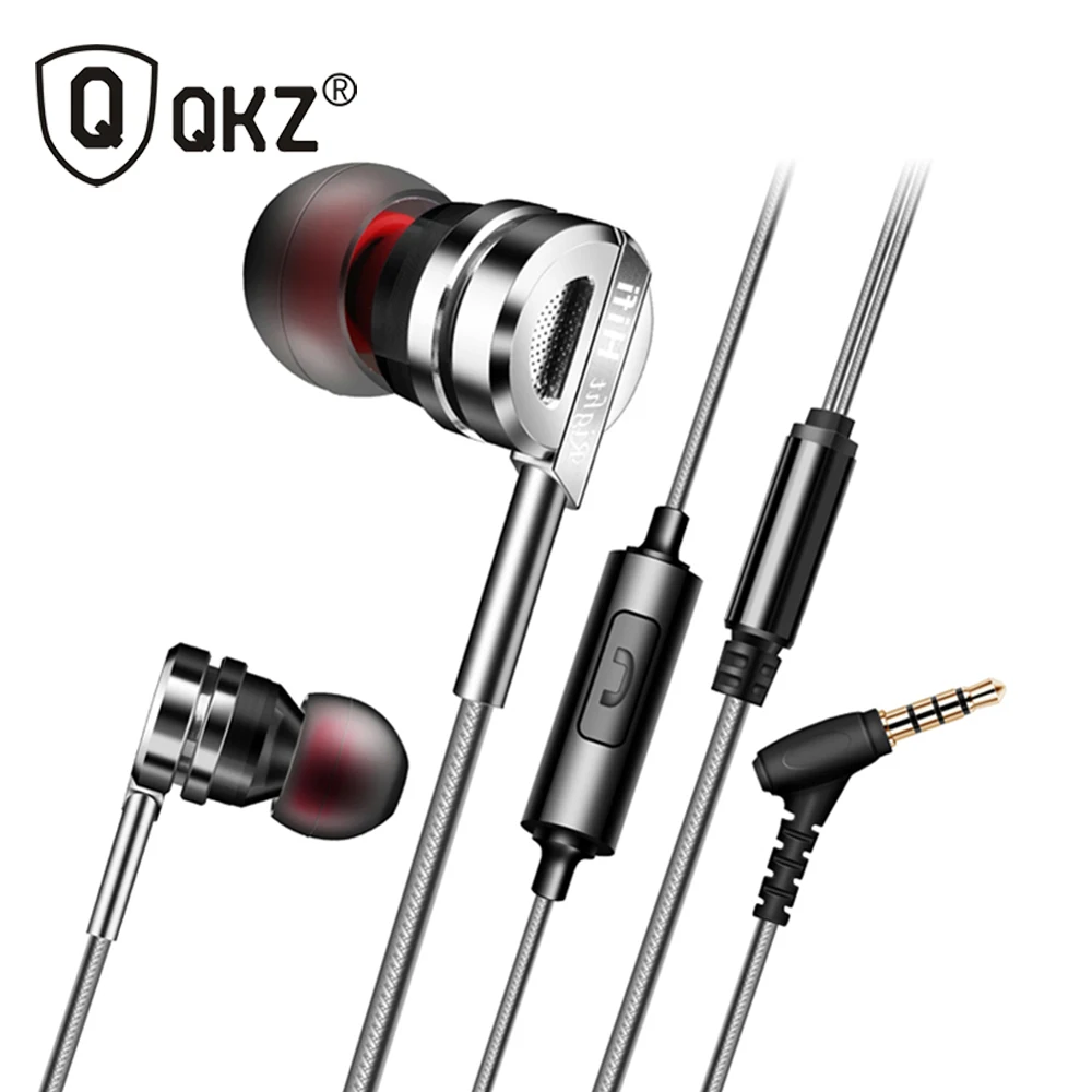 QKZ DM9 Earphone Go Pro Headset Micro Ring in ear Earphone High Resolution voice sound fone