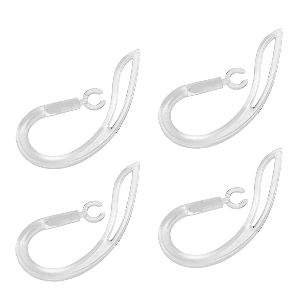 4X Silicone Clamp Earhook Ear Hook Loop Clip For Universal Bluetooth Headset 5.0mm