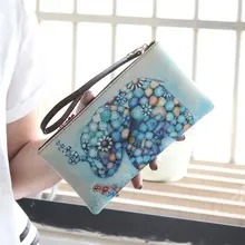 2016 Fashion New Designed Women Lady Leather Wallet Purse Lady Long Card Phone Bag Gift Hot Sale Holders