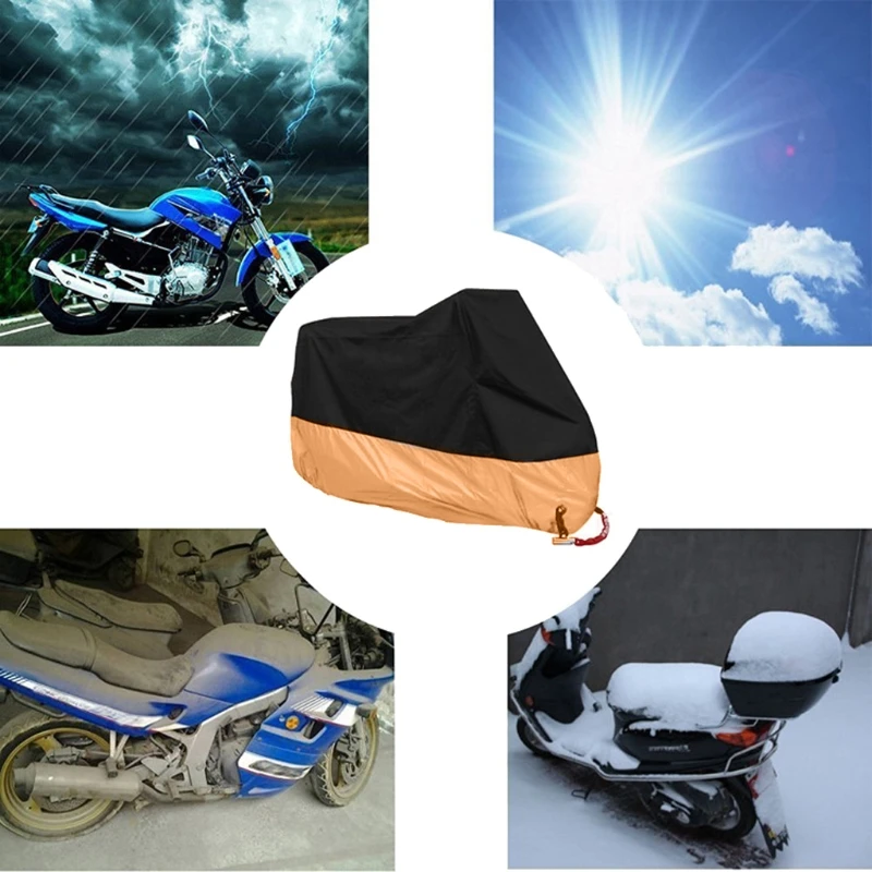 1 комплект Водонепроницаемый Открытый Мотоцикл УФ протектор Дождь Пыль велосипед мотоцикл крышка размер L-3XL
