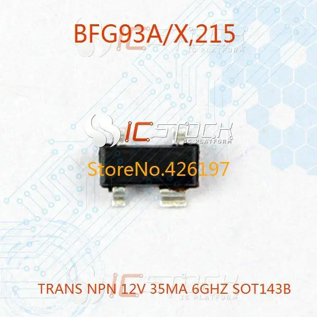 Бесплатная Доставка BFG93A/X 215 TRANS NPN 12 В 35MA 6 ГГЦ SOT143B BFG93A BFG93 93A 30 ШТ. |