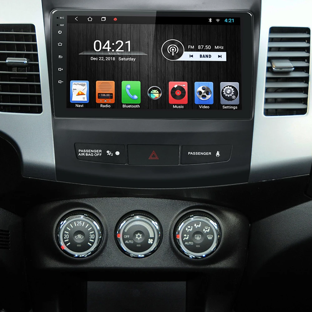 Автомагнитола 2DIN 10 1 дюйма Android 9 Wi Fi GPS для Mitsubishi Outlander XL 2007 2008 2009 2010 2011