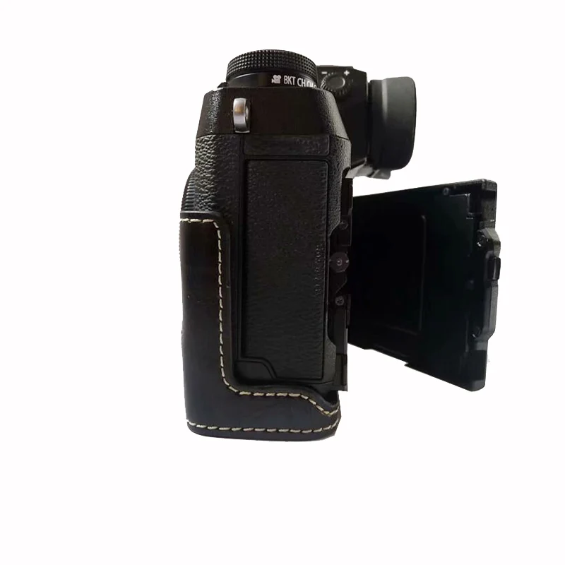 Полукорпус из искусственной кожи чехол для камеры Fujifilm XH1 Fuji x h1 с отверстием