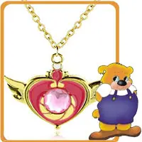 Аниме мультфильм серебряное ожерелье моряк в виде Луны на палочке с кристаллом кулон ожерелье для косплея Рождество девушка хороший подарок