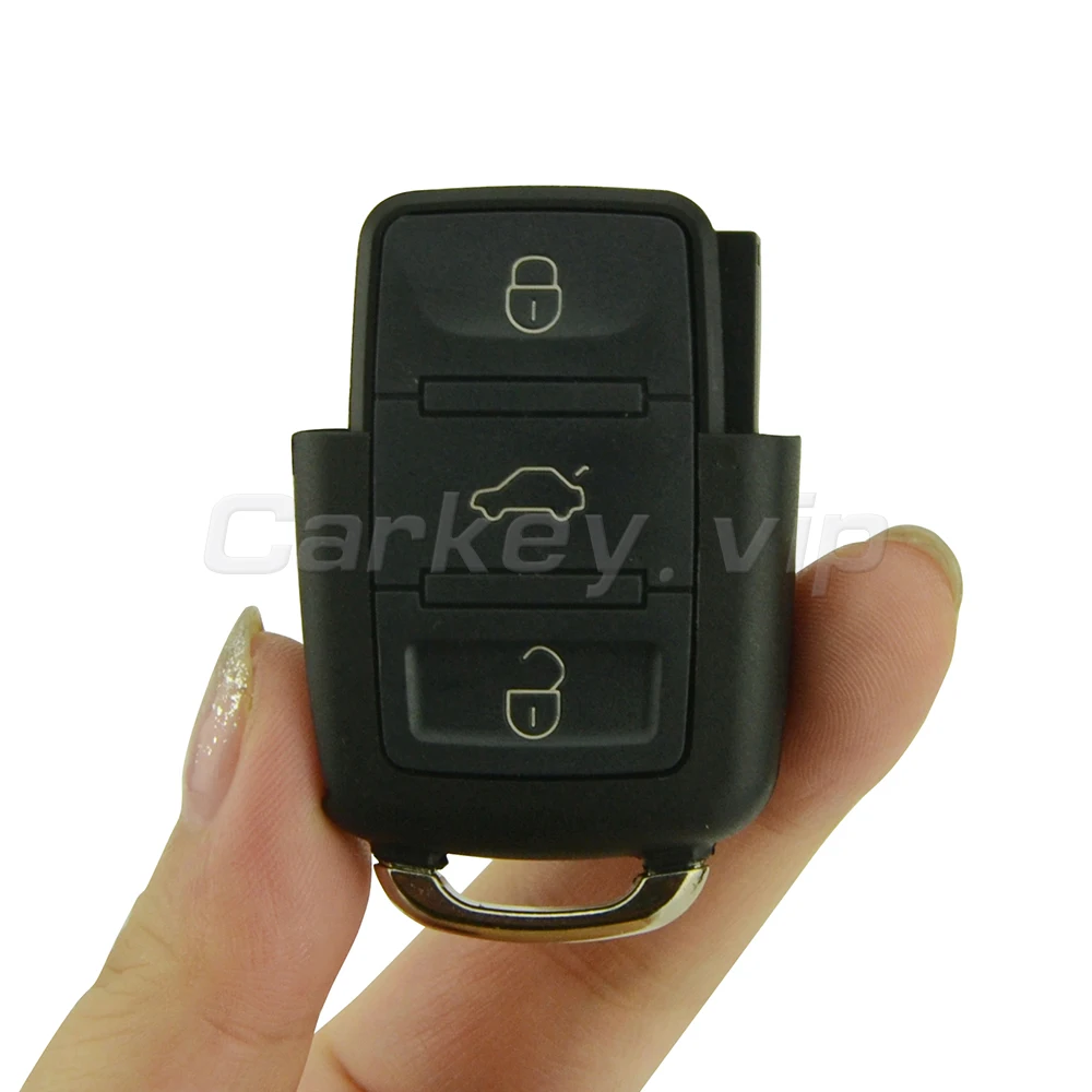 Remotekey 1J0 959 753 DJ 3 кнопки ID48 чип 315 МГц флип-автомобиль дистанционный ключ HU66 Для vw SEAT Leon TOLEDO для Skoda Octavia, Fabia 2000