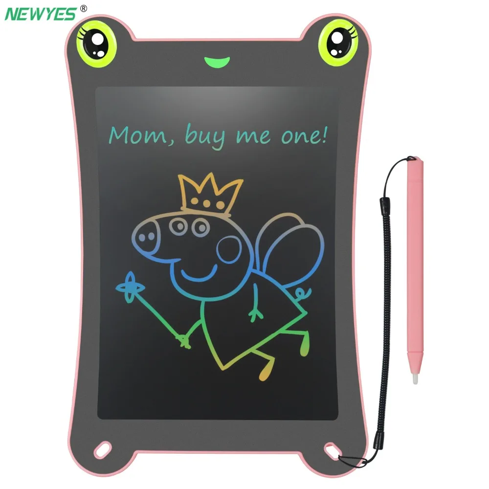 Online NEWYES Digital Graphic Tablet 8,5 zoll LCD Zeichnung Bord Elektronische Schreiben Tablet Pad Kunst Bunte Display Kinder Geschenk Mit Stift