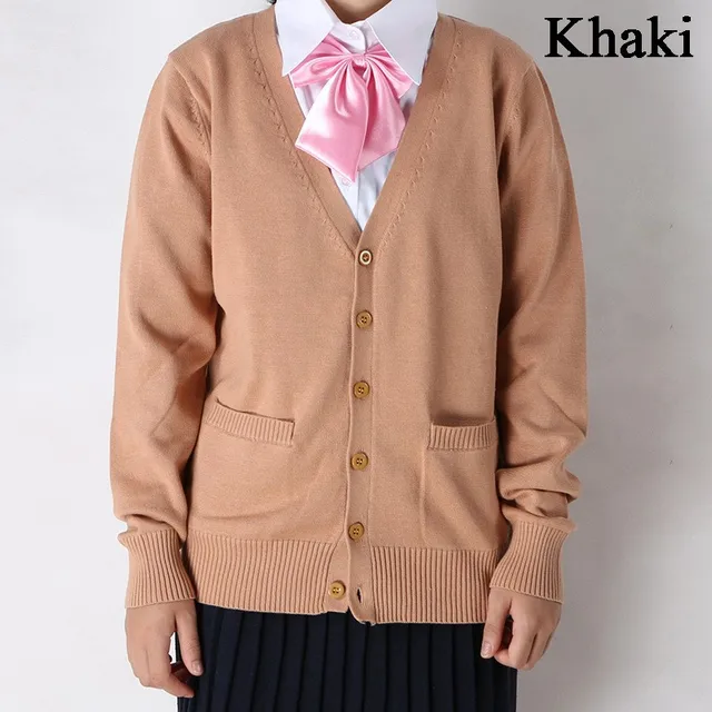 Cardigan Women Sweater Japanese Style 2018 Spring V neck Students