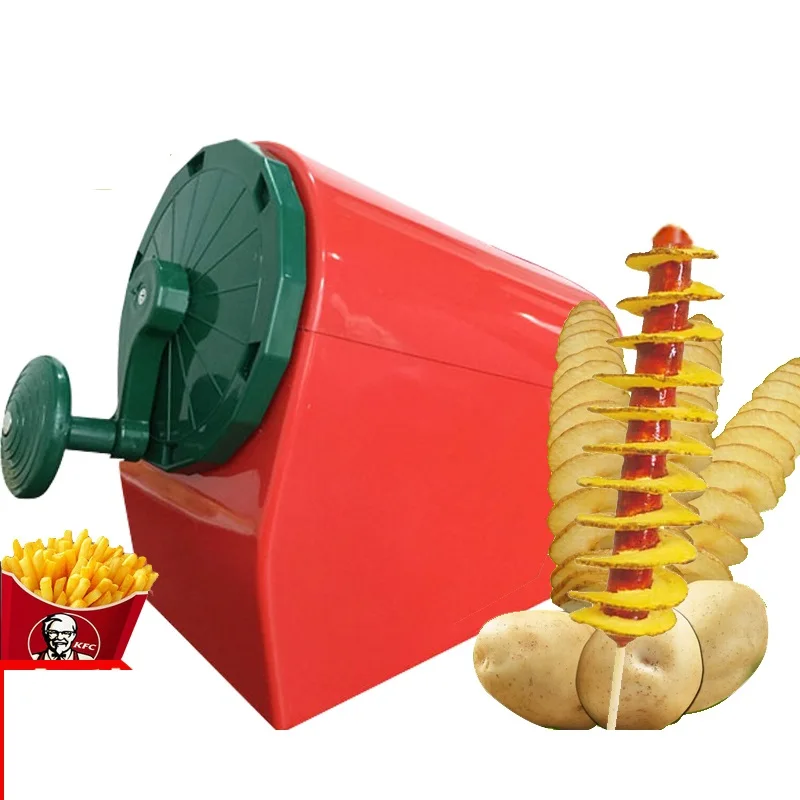 Manual Semi-Automatic Tower Potato Slicer Machine Commercial Tornado Carrot Cutter Slicer French Chips Slicer Machine High Quali Manual Semi-Automatic Tower Potato Slicer Machine Commercial Tornado Carrot Cutter Slicer French Chips Slicer Machine High Quali