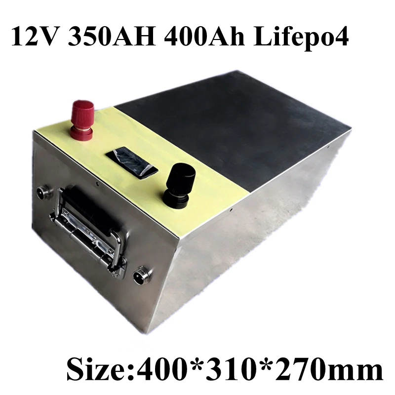 12V 12.8v 400Ah 350Ah lifepo4 3S Battery For boat Electric Vehicles power station solar energy RV storage + 10A charger | Электроника
