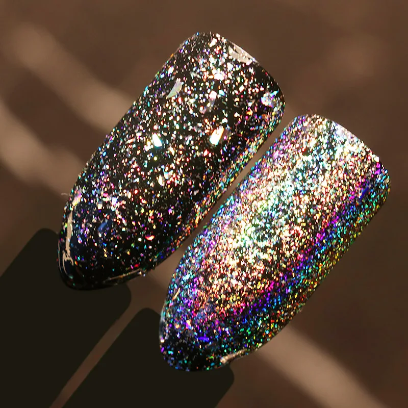 

0.2g Galaxy Holo Flakes Bling Laser Nail Sequins Dust Holographic Glitter Powder Paillette DIY Decoration