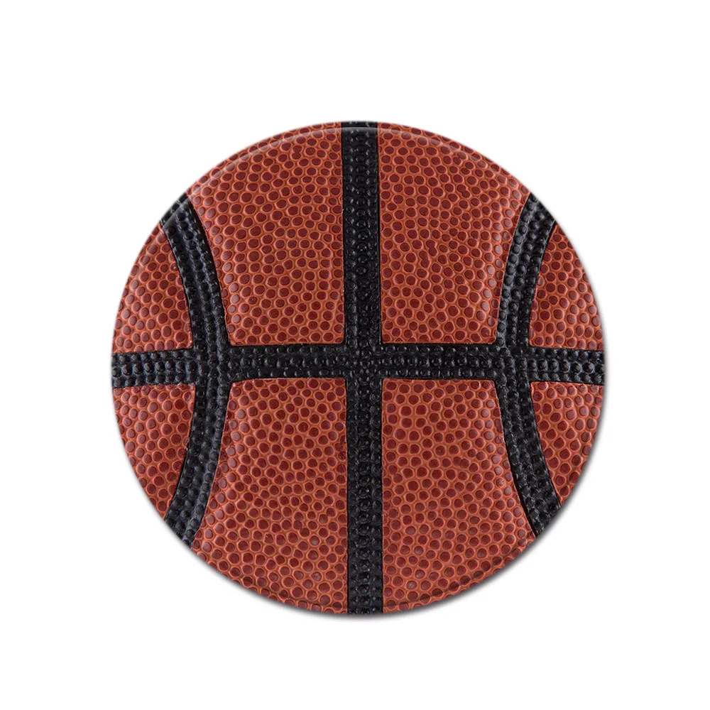 Round Mat 3D Creative Football/Basketball pattern Print carpets for Living Room Bedroom Area Rug Flannel Child Room Decor Carpet