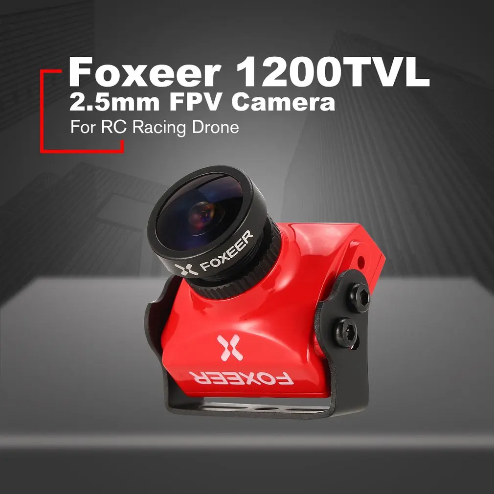 Foxeer Falkor FPV камера 1,8/2,5 мм 1200TVL 1/3 CMOS 4:3/16:9 PAL/NTSC переключаемый G-WDR OSD для радиоуправляемого гоночного дрона