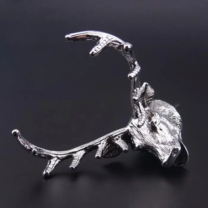 Creativity 118x80mm Alloy Deer Stag Head Wine Pourer Wine Bottle Stoppers Aerators Bar Tools E2S Creativity 118x80mm Alloy Deer Stag Head Wine Pourer Wine Bottle Stoppers Aerators Bar Tools E2S
