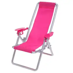 Складной шезлонг пляжное кресло гостиная гардан мебель для ребенка кукла принцесса игрушка дом интимные аксессуары