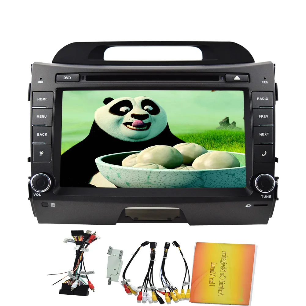 Flash Deal Car DVD Player Android 4.4 Radio GPS Stereo Tablet In Dash System Head Unit FM APP Navigation Music WiFi PC BT For Kia Sportage 13