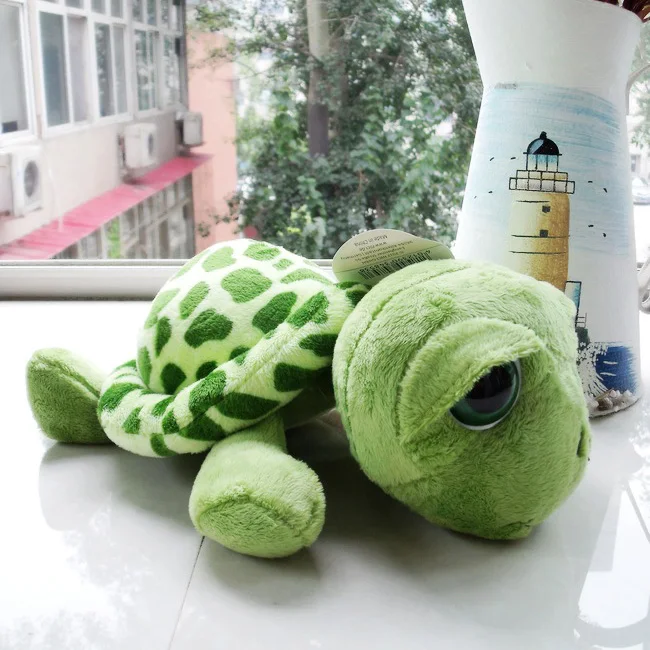 20CM Super Cute Big Eyes Tortoise Doll Turtle Plush Animal Warm Family Soft Cotton Toy Kids 1