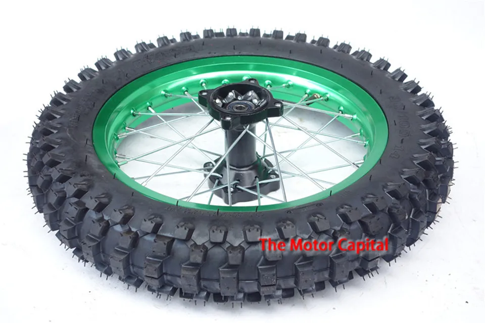 1 шт. 90/100-14 задний диск из алюминиевого сплава обод колеса 1,85x14 дюймов 15 мм ступица для dirt pit Bike