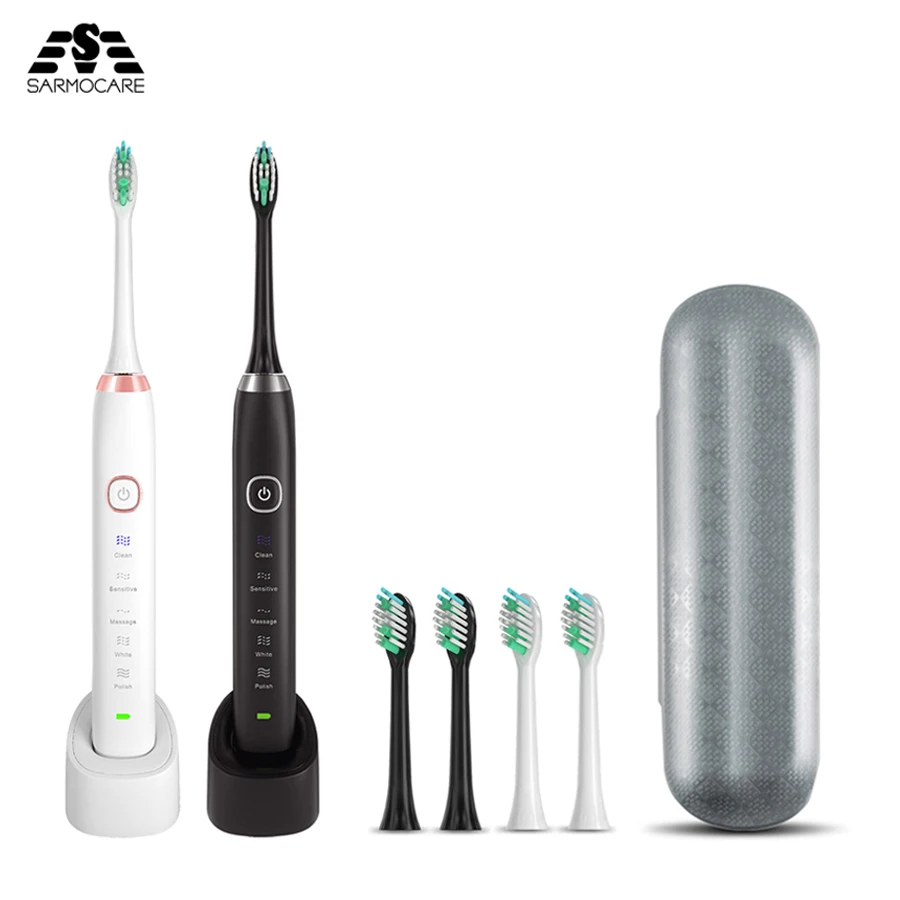 Sarmocare S100 Ultrasonic Sonic Electric Toothbrush LED indicator toothbrushes IPX7 Waterproof B200 Toothbrush Sanitizer Sarmocare S100 Ultrasonic Sonic Electric Toothbrush LED indicator toothbrushes IPX7 Waterproof B200 Toothbrush Sanitizer