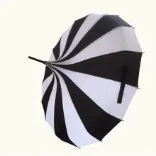 ארוך ידית מטריות נשים למעלה איכות ישר מוצק אופנה גשום שמש פגודה מטריית Sombrillas Para ודהה מבוגרים Z538(China)