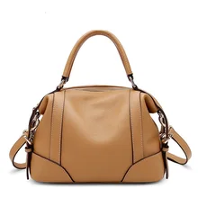 1112 женская сумка, модная, верхний слой, Воловья кожа, Портативная сумка через плечо, повседневная мягкая кожаная сумка, сумки через плечо для женщин