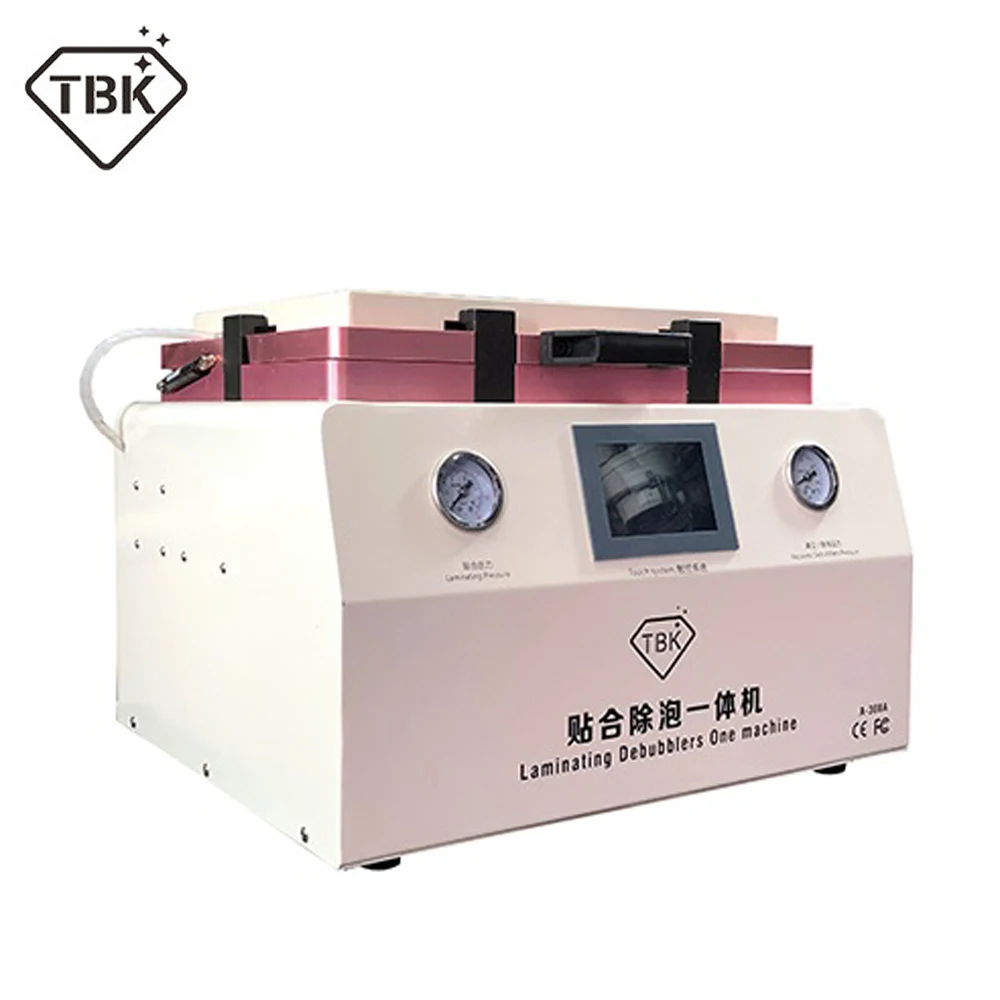 TBK-308A 15 Inch LCD Touch Screen Automatic Bubble Removing Machine OCA Vacuum Laminating Machine With Automatic lock Gas