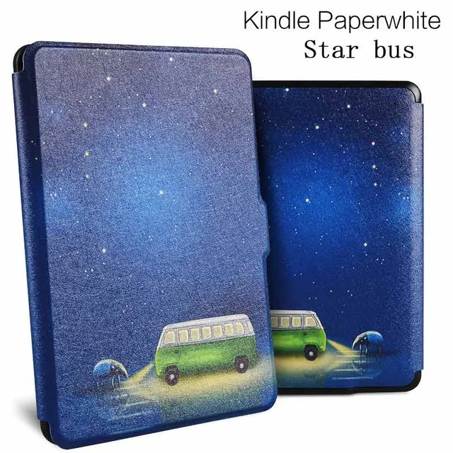 Для Amazon kindle paperwhite 1 2 3 Ультратонкий чехол для Paperwhite 16 6-го поколения Электронная книга окрашенная Обложка читалка funda - Цвет: Золотой