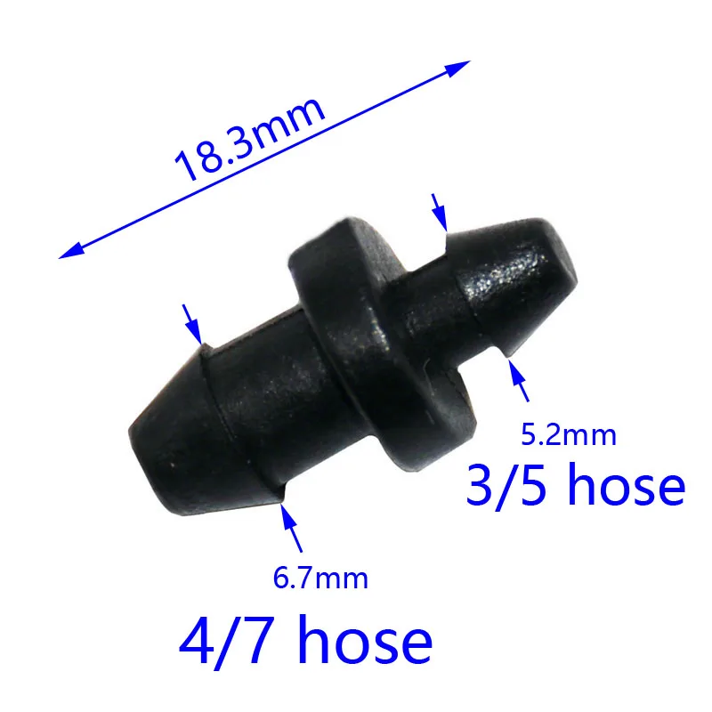 Заглушка для садового шланга 4/7 1/4 заглушка 3/5 капельная пробка для орошения 1/8 уплотнение воды садовый шланг инструменты 50 шт