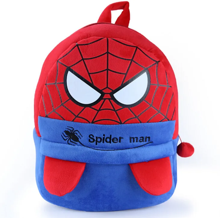 30*24 см Человек-паук плюшевые рюкзаки мультфильм рюкзак игрушка унисекс персонаж школьная сумка