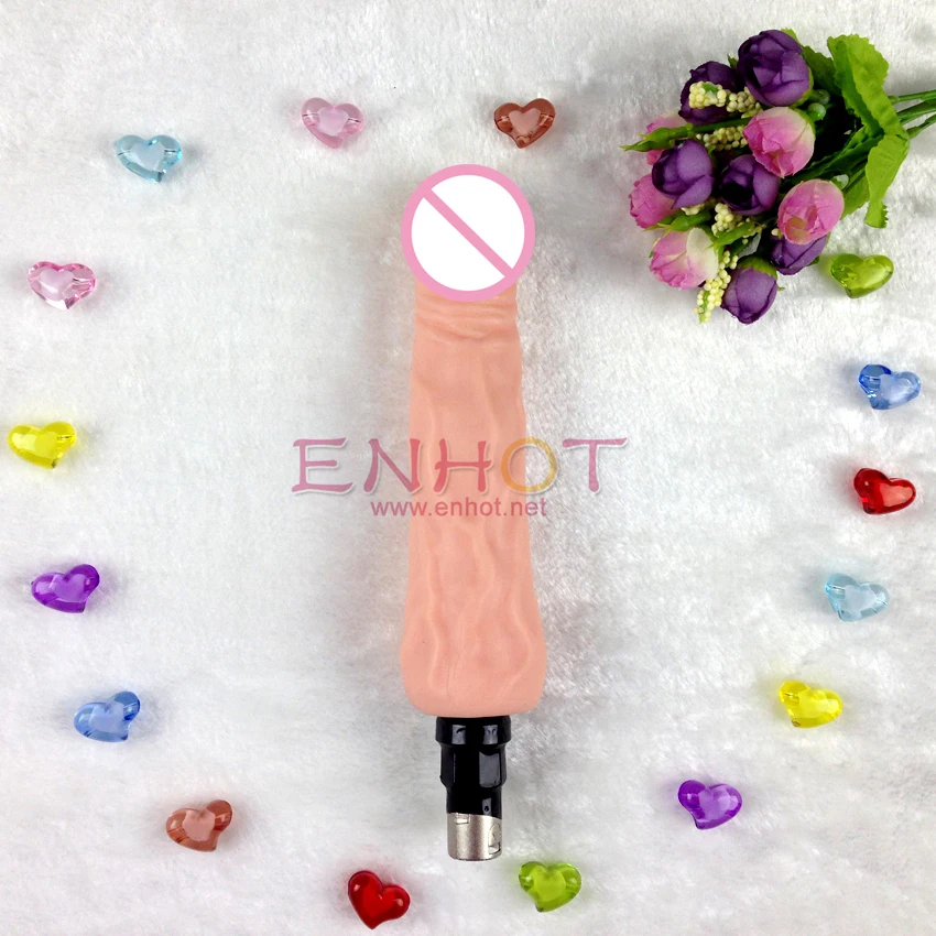big size soft dildo with high-elastic keel Sex machine attachment sex toy simulation dildo for love machine ENHOT-C-33