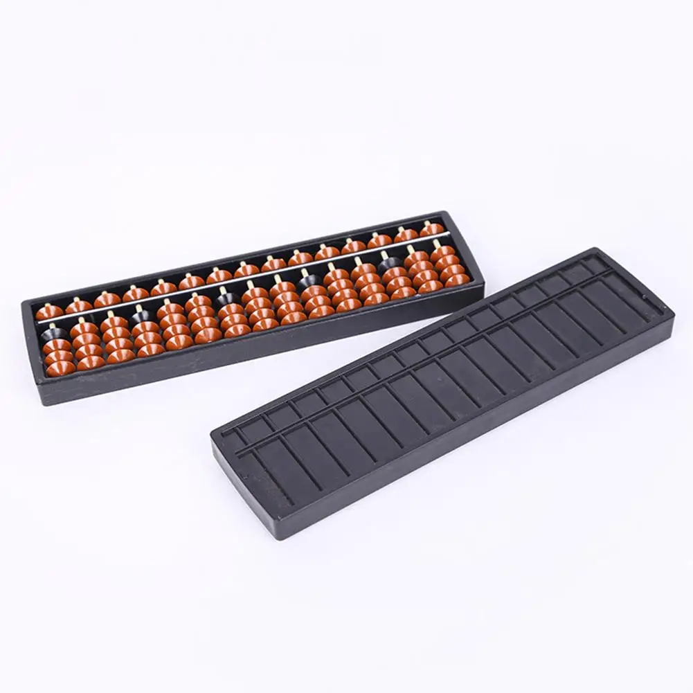 

Wholesale Price ABS Non-toxic Materials Plastic Abacus Arithmetic Soroban 15 Digits Kids Maths Calculating Tool Drop Shipping
