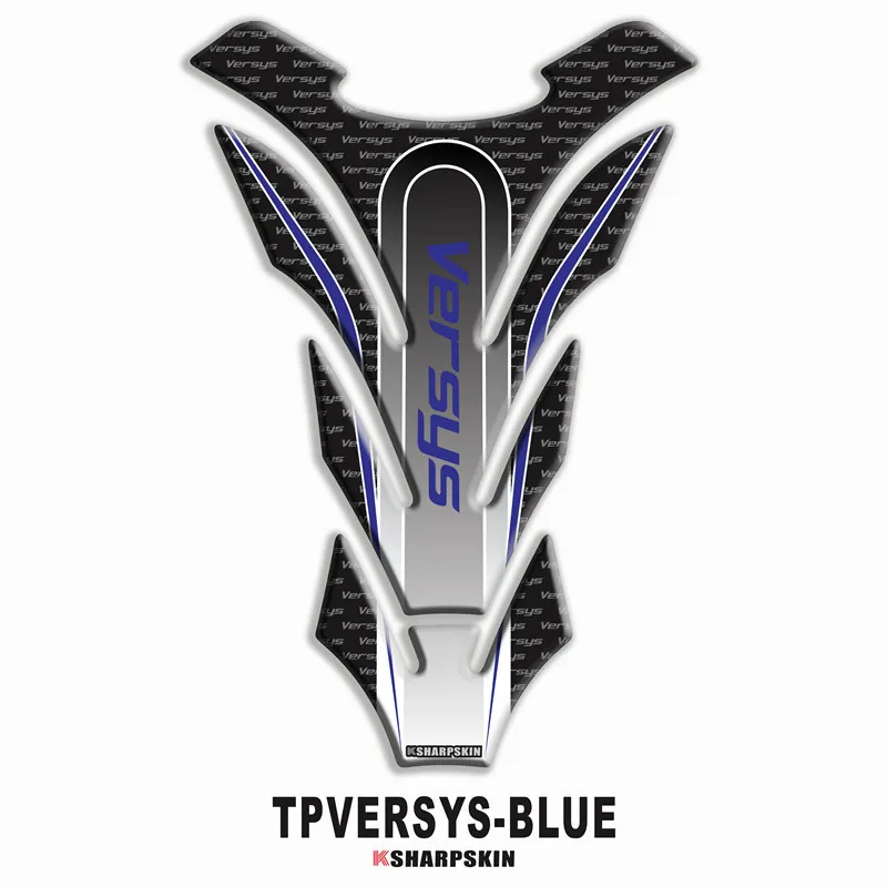 NEW Motorcycle 3D fuel tank pad sticker Fishbone protective decorative decal Fit KAWASAKI Versys 650 1000 all VERSYS