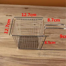 A09 кухонный инструмент 304 из нержавеющей стали жареные пельмени корзина для вещей картофель фри круг масло СИТО ДУРШЛАГ и ситечко