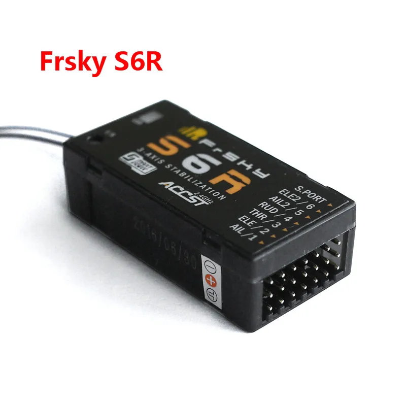 Приемник FrSky S6R 6ch с 3 осевой стабилизацией + Интеллектуальная Телеметрия порта|frsky