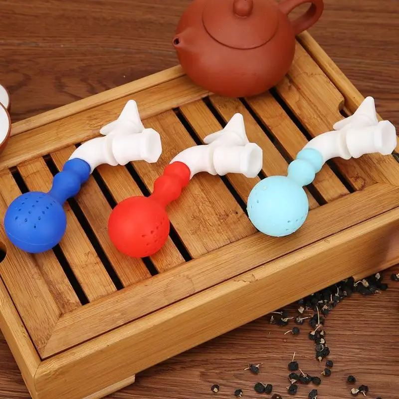 

Silicone Tea Strainer Faucet Loose Tea Infuser Filter Teapot Making Tool