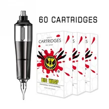 Колибри жеребце роторных картридж Татуировки Ручка Тип Швейцарский двигатель+ три Коробки картридж иглы(20 шт./кор