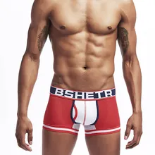 New BSHETR Brand Underwear Boxer Men Breathable Mesh Men’s Boxers Male Underpants Sexy Panties Cotton Mens Bodysuit Trunks Pant