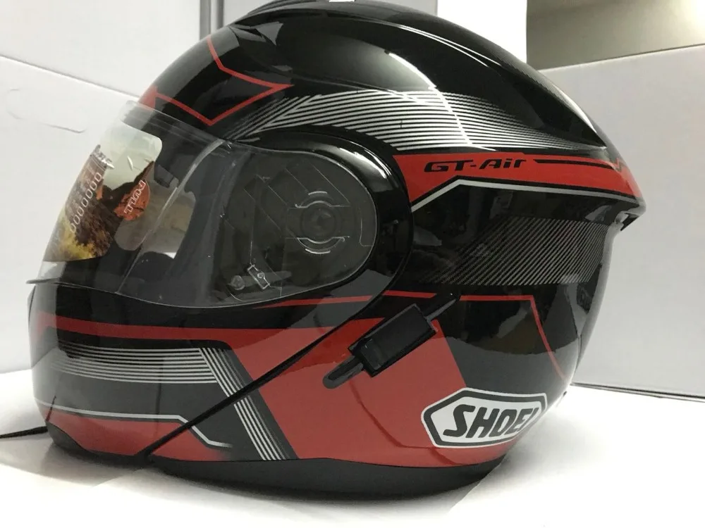 

Discount motor motorcycle hat Flip UP dual lens Genuine Abs+Pc material safety helmet GT AIR FAST AIR SHIP