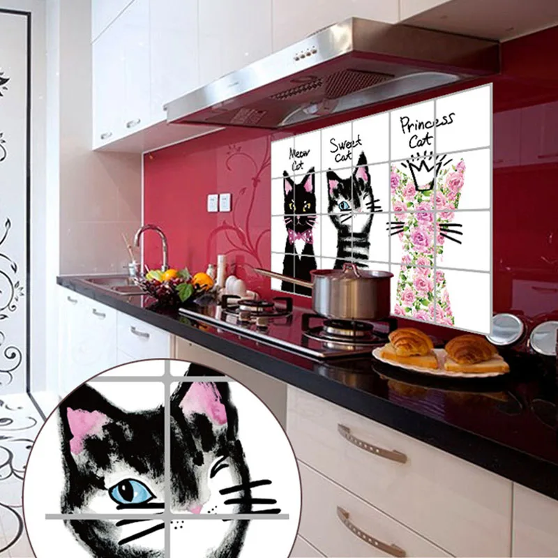 2019 настенные наклейки Креативные кухонные маслостойкие съемные художественный