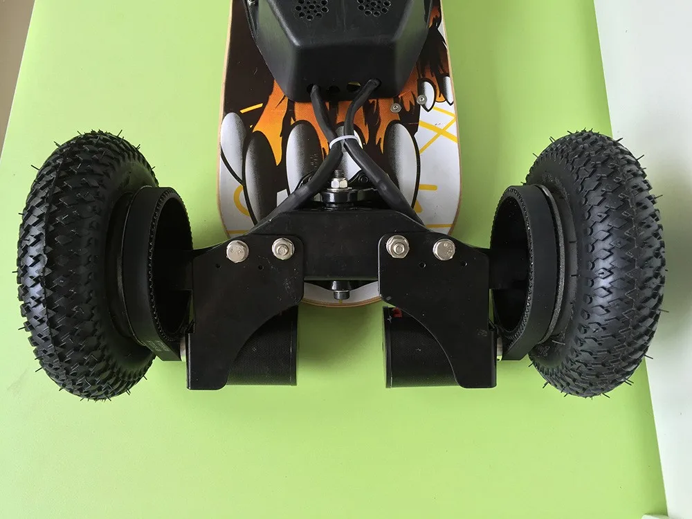 Четырехколесный Электрический скейтборд с двойным мотором, Электрический Лонгборд, скутер, увеличенная доска, электронный скутер, Ховерборд