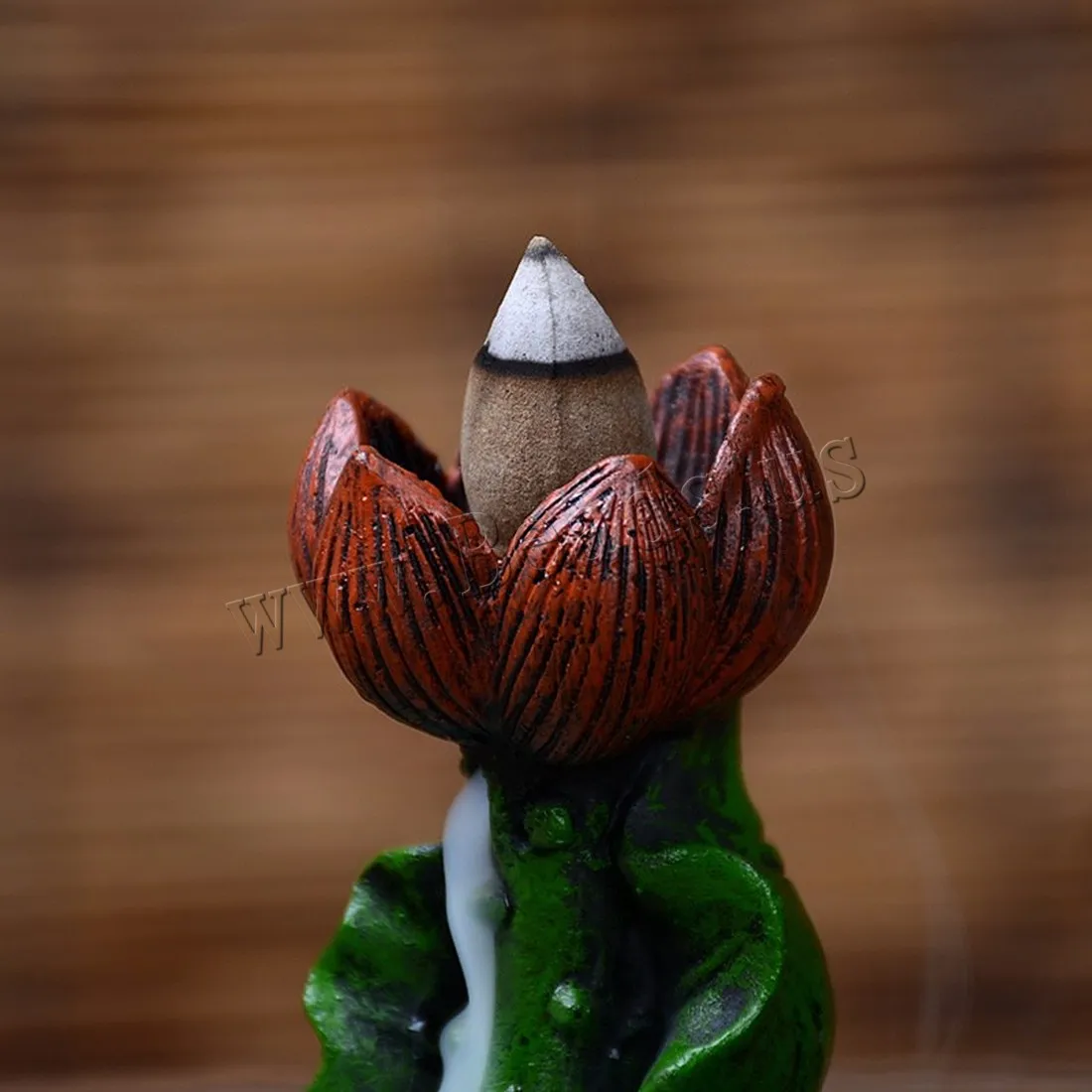 Lotus Flower Somke Waterfall Backflow Incense Burner Aromatherapy Furnace Censer Incense Holder Home Decor Fashion Decoration