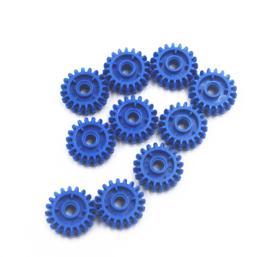 MOC Technic 10 шт. технические Угловые шестерни Z20 с отверстием 4 85 совместимы lego